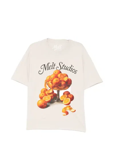 Melt Graphic-print T-shirt In Neutral