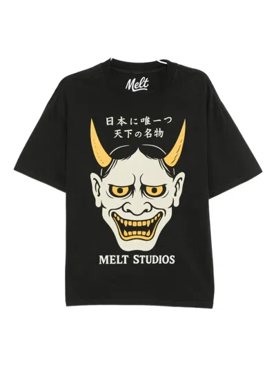 Melt Graphic-print T-shirt In White