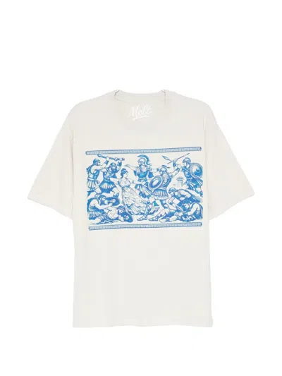Melt Graphic-print T-shirt In White