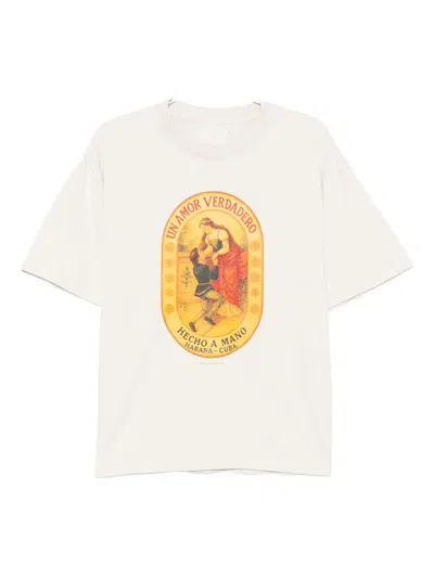 Melt Graphic-printed T-shirt In Metallic