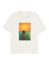 Melt Graphic-printed T-shirt In White