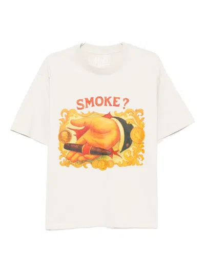 Melt Graphic-printed T-shirt In White