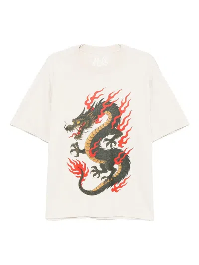 Melt Graphic-printed T-shirt In White