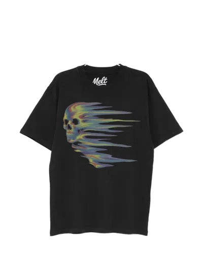 Melt Graphic T-shirt In Black