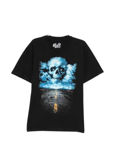Melt Graphic T-shirt In Black
