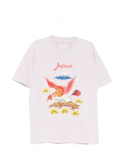 Melt Graphic T-shirt In Pink