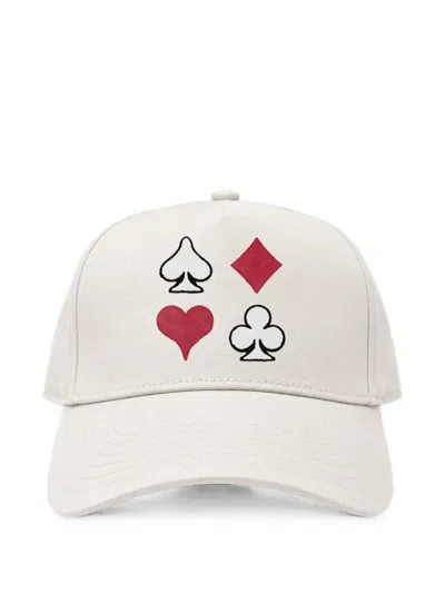 Melt Graphic-print Baseball Cap In White