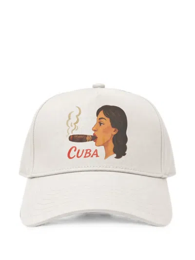 Melt Graphic-print Baseball Cap In Neutral