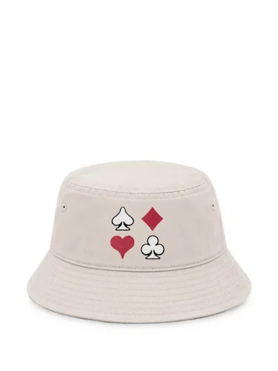 Melt Graphic-print Bucket Hat In Neutral