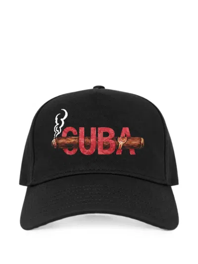 Melt Graphic-print Cap In Black