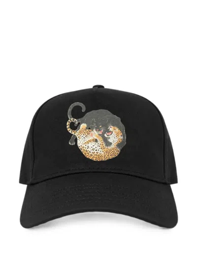 Melt Graphic-print Cap In Black