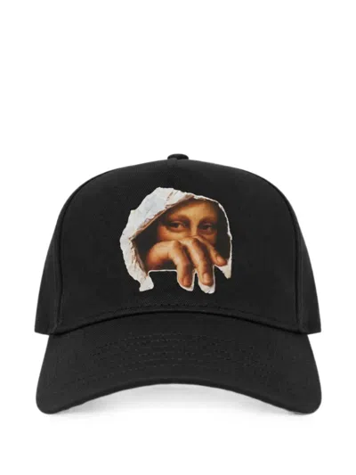 Melt Graphic-print Cap In Black