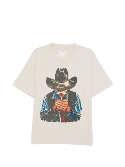 Melt Graphic-print Crew Neck T-shirt In Multi