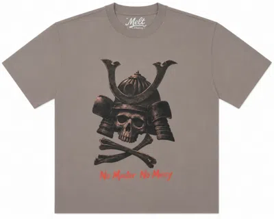 Melt Graphic-print Crew-neck T-shirt In Gray