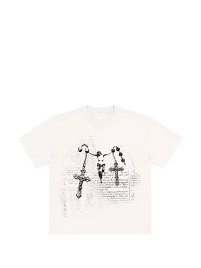 Melt Graphic-print Crew-neck T-shirt In Neutral