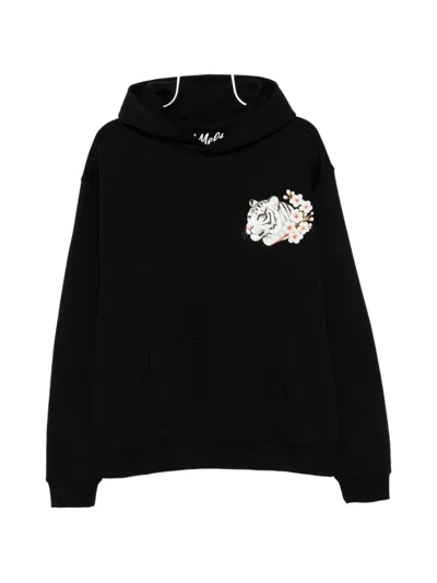 Melt Graphic-print Hoodie In Black