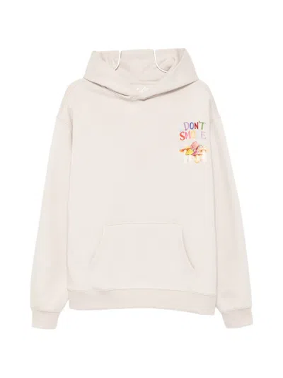 Melt Graphic-print Hoodie In Neutral