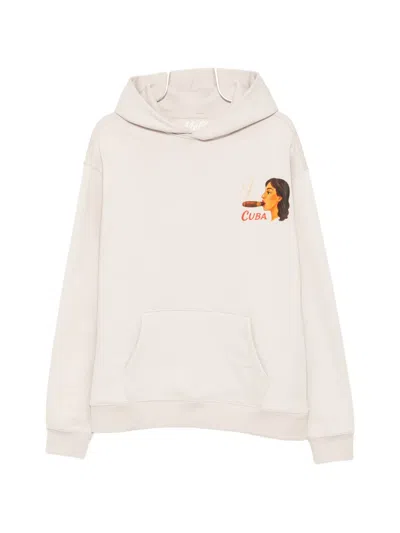 Melt Graphic-print Hoodie In Neutral