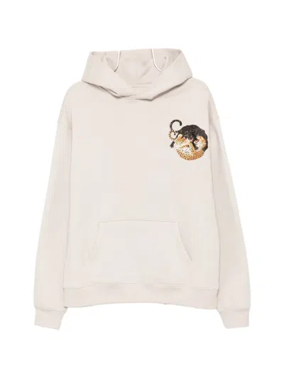 Melt Graphic-print Hoodie In Neutral
