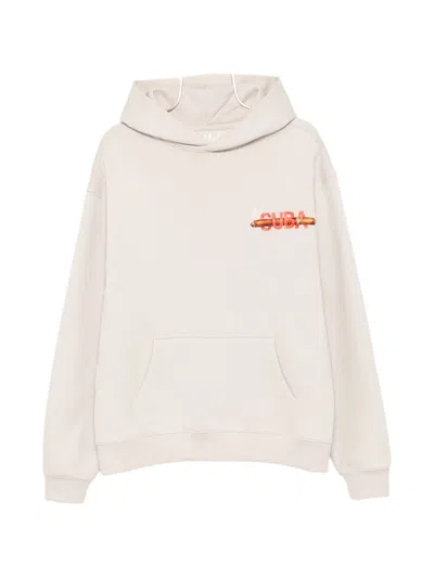Melt Graphic-print Hoodie In Neutral
