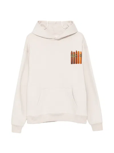 Melt Graphic-print Hoodie In Neutral