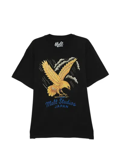 Melt Graphic-print Round Neck T-shirt In Multi