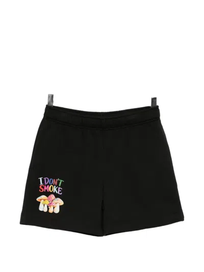 Melt Graphic-print Shorts In Black
