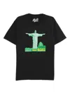 Melt Graphic=print T-shirt In Black