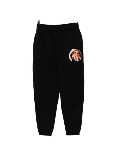 Melt Graphic-print Track Pants In Black