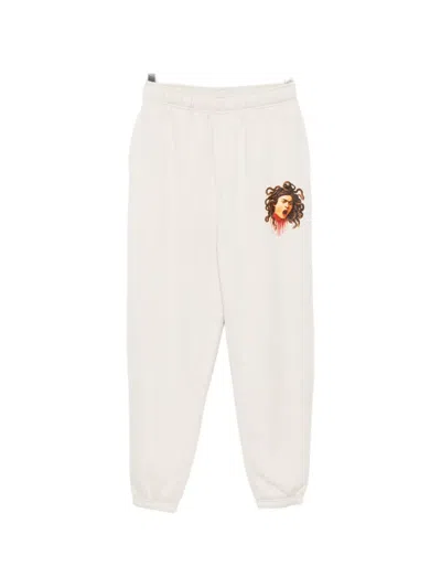 Melt Graphic-print Track Pants In White
