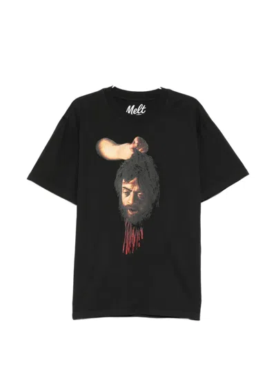 Melt Graphic-print T-shirt In Black