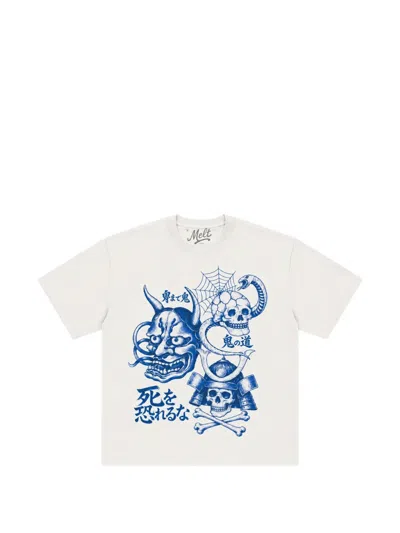 Melt Graphic-print T-shirt In White