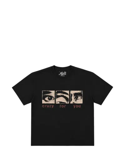 Melt Graphic-print T-shirt In Gray