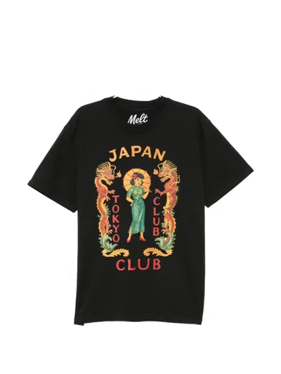 Melt Graphic-print T-shirt In Black