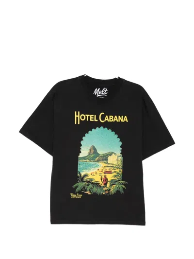 Melt Graphic-print T-shirt In Black