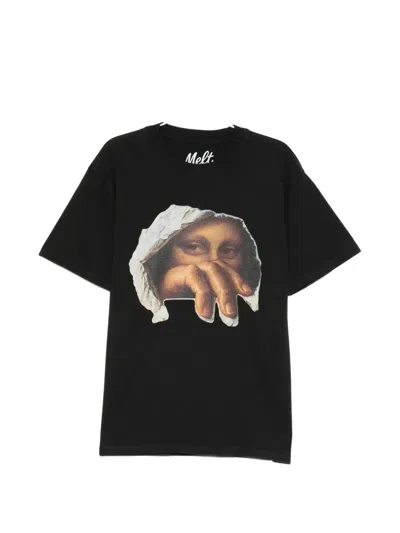 Melt Graphic-print T-shirt In Black