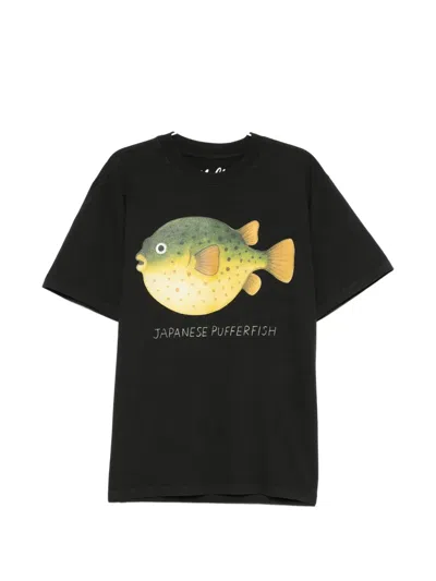 Melt Graphic-print T-shirt In Black