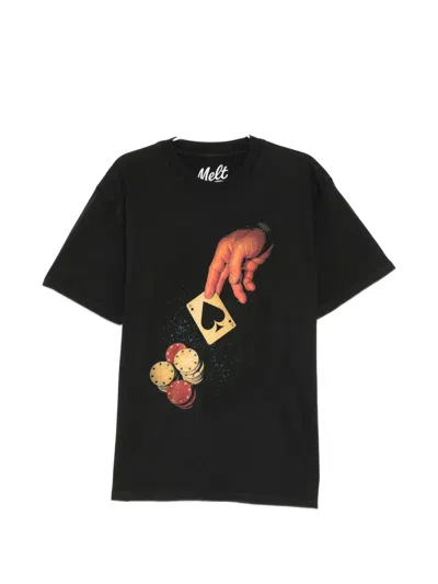 Melt Graphic-print T-shirt In Black