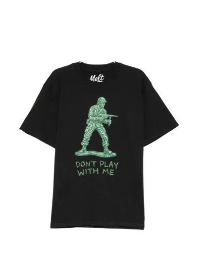 Melt Graphic-print T-shirt In Black