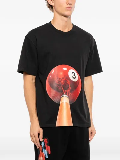 Melt Graphic-print T-shirt In Black