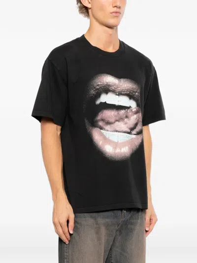 Melt Graphic-print T-shirt In Black