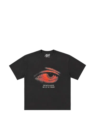 Melt Graphic-print T-shirt In Black