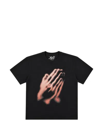 Melt Graphic-print T-shirt In Black