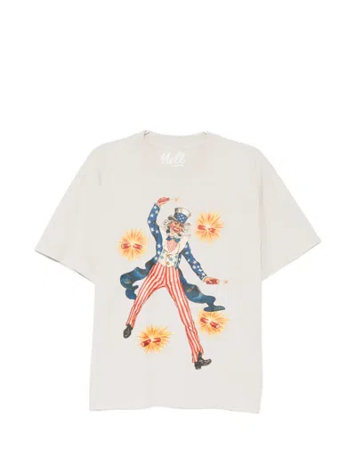 Melt Graphic-print T-shirt In Neutral