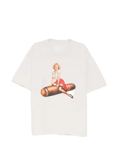 Melt Graphic-print T-shirt In Neutral
