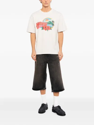 Melt Graphic-print T-shirt In Neutral