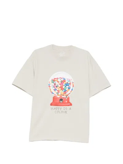 Melt Graphic-print T-shirt In Neutral