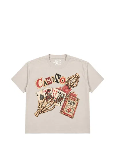 Melt Graphic-print T-shirt In Neutral