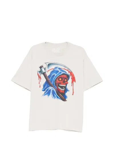 Melt Graphic-print T-shirt In White