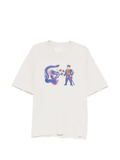 Melt Graphic-print T-shirt In White